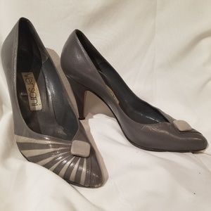 Gray versani heels